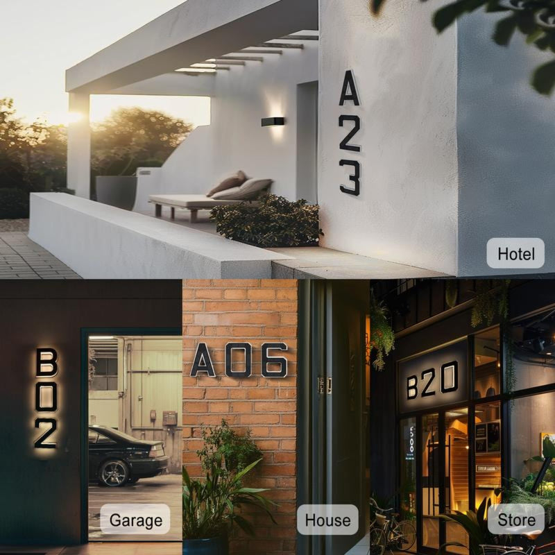 Rowna House number lights
