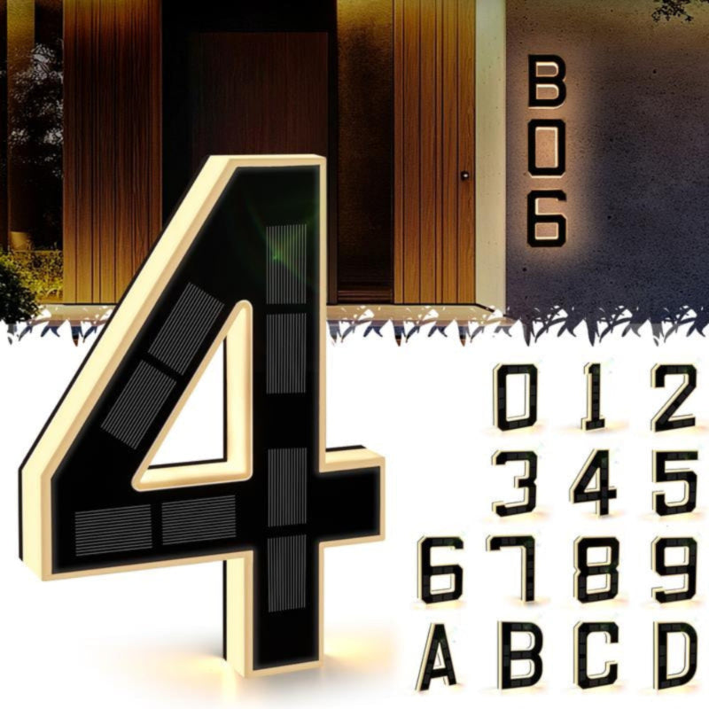 Rowna House number lights